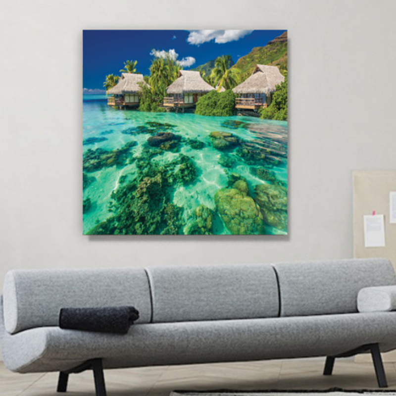 Πίνακας σε καμβά με Τοπία Νησί